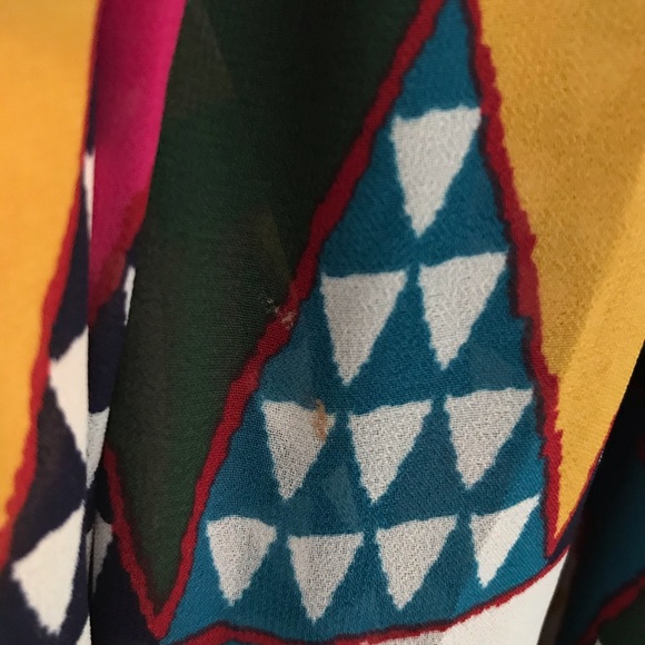 Anthropologie Maeve Geometric Dress - Picture 8 of 12